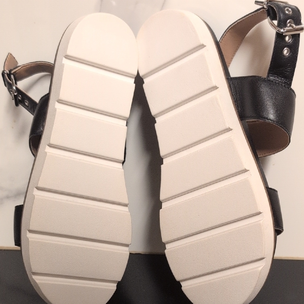 Linea Paolo Black Strap Open-Toe Sandals Size 8M NWT MSRP $89.95 - Picture 7 of 7